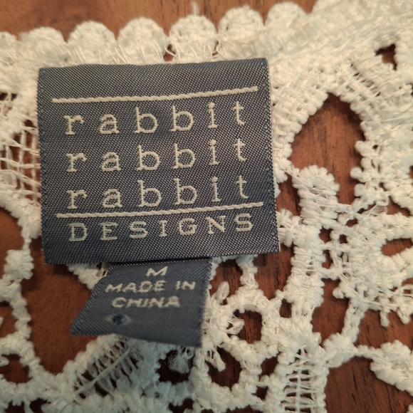 Rabbit Rabbit Rabbit Cream Lace Top - Picture 2 of 3